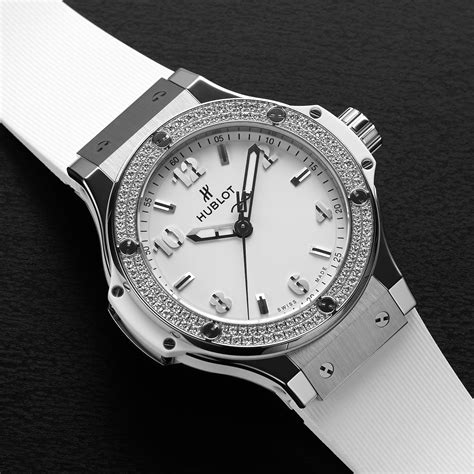 hublot big bang diamond white|Hublot big bang price list.